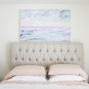 Beyond The Horizon by Dana Mooney  Image: Styled, above queen size bed