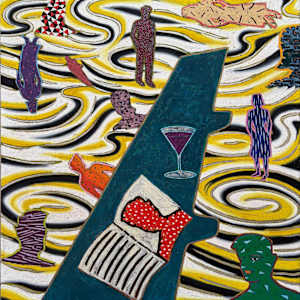 I saw a Bunch of People Floating outside my Airplane Window by Francis Pavy, Image 1.