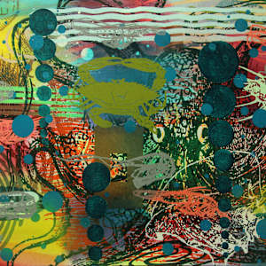 Ink behind the 7th wave by Francis Pavy