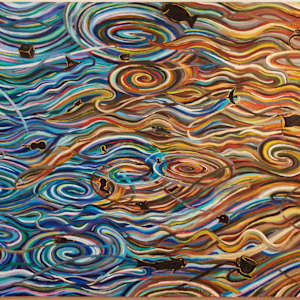 Meeting of the two waters by Francis Pavy