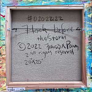 Flock before the Storm by Francis Pavy 