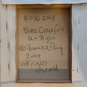 Blue Crawfish at night by Francis Pavy 