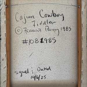 Cajun Cowboy Fiddler by Francis Pavy 