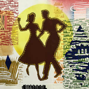 Dancers with Marsh Grass by Francis Pavy