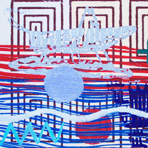 Sauterelle Argentee (Silver Cricket) by Francis Pavy