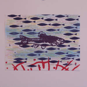 School with purple Minnow by Francis Pavy, Image 1.