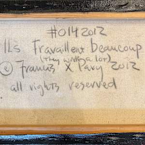 Ils Travaillent Beaucoup ( they work a lot) by Francis Pavy, Image 1.