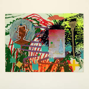 Stranger with Moth and Marsh grass by Francis Pavy