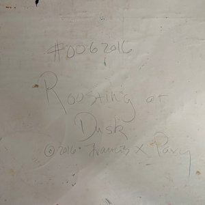 Roosting at Dusk by Francis Pavy 