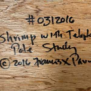 Shrimp with Telephone Pole Study by Francis Pavy 