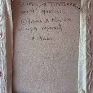 Slimco V cityscape with Martinis by Francis Pavy, Image 1.