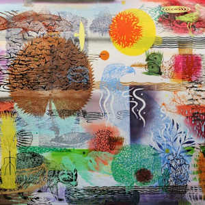 When the day meets the night where the land meets the sea by Francis Pavy