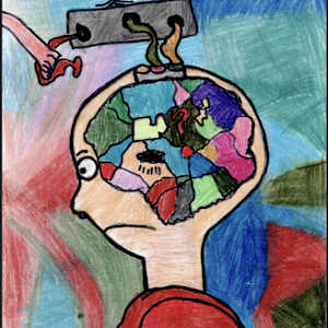 Self Portrait by Seth Bailey - Infantile Spasms, Image 1.