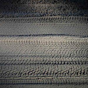 Along the Gravel Road by Kjeld Smed