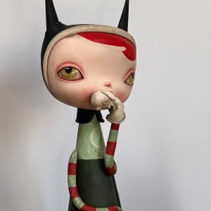 Molly with Rabbit Puppet by Kathie Olivas 