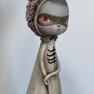 Masked Susie (on skull) by Kathie Olivas 