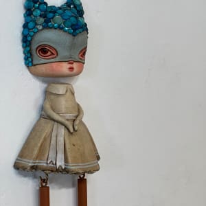 Encrusted Blue Cornelia by Kathie Olivas 