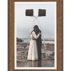 II - Two of Cups - Minor Arcana #4 Framed by Nicolas Bruno 