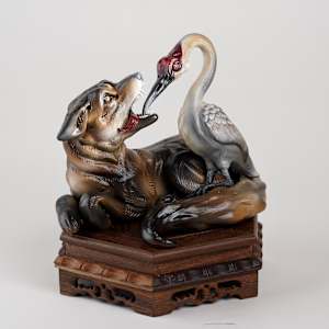 The Wolf and the Crane by Shelby Clark 