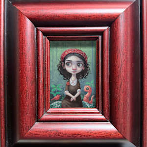 Girl With a Red Scarf by Thomas Ascott, Image 2.