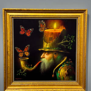 The oldman maker of butterflies by Ronald Compánoca 