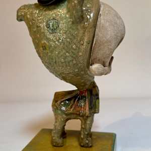 Standing Masao (Pull toy) by Kathie Olivas 