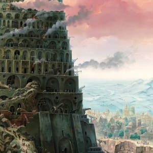 Tower of Babel. (Big) by Alexander Mikhalchuk 