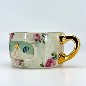 Ghost in a Rose Garden Mug by Ryoko Rio 