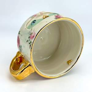 Ghost in a Rose Garden Mug by Ryoko Rio 