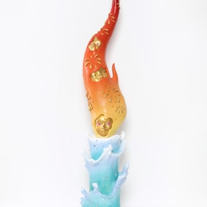 Dancing Flames By The Sea by Tina Yu 