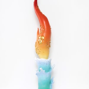 Dancing Flames By The Sea by Tina Yu 