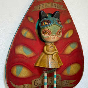 Lucky Cat by Kathie Olivas 