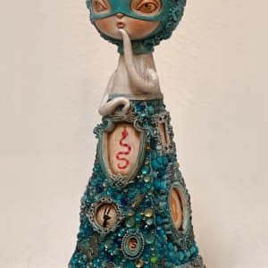 Turquoise Flora Magic Healer by Kathie Olivas 