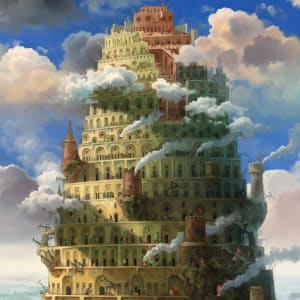 Tower of Babel (light) by Alexander Mikhalchuk 