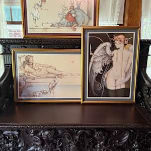 The Chess Game (Child’s Play) by Michael Parkes 