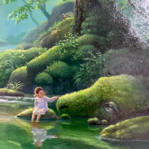 On the banks of a river by Himena Kokufuta 