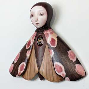 Anthophile Moth by Zoe Thomas 