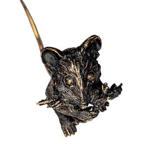 Forest Mouse Finds Lavender (collaboration with sculptor Ross Takahashi) by Shannon Taylor, Image 3.