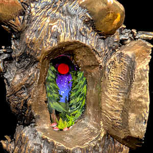 Forest Mouse Finds Lavender (collaboration with sculptor Ross Takahashi) by Shannon Taylor, Image 2.