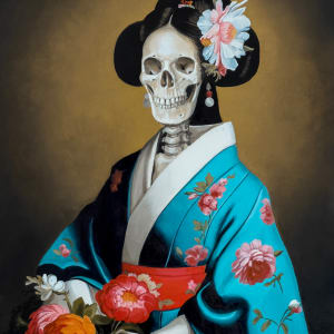 Portrait of Hone Onna by Michele Melcher