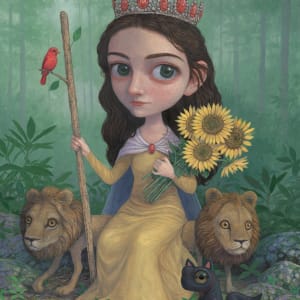 Queen of Wands by Thomas Ascott