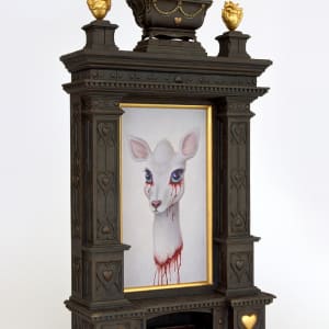 Reliquary of Blood (Framed) - Relic of Blood (Painting) by Garry Buckley