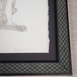 Aqua Tofana (Study of "Two woman holding a vase" by Marcoantonio Raimondi , after Raphael (circa 1510-1515).) by Myriam Black, Image 3.