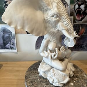 Rising Waters, Boiling Seas: African Bush Elephant by Crystal Morey, Image 2.