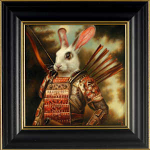 RABBIT SAMURAI by Marc Le Rest 
