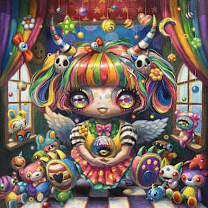 Rainbow Angel by Yoko d'Holbachie 