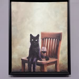 Glass On Chair by Richard Ahnert 