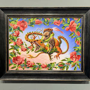 « Le vortex de roses » (The vortex of roses) by Valéry VECU-Quitard 