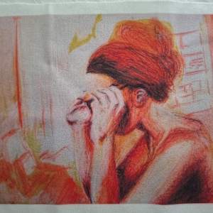 Tu vois ? - Tissu by Marie Désert