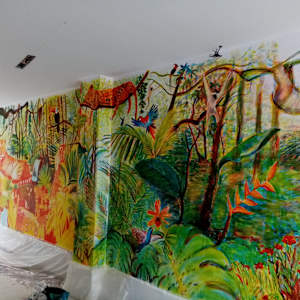 Jungle murale by Marie Désert 